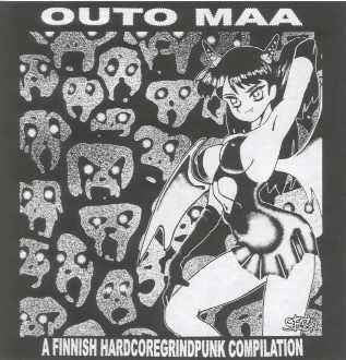 Various : Outo Maa - A Finnish Hardcoregrindpunk Compilation (Flexi, 8", EP, Comp)