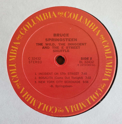Bruce Springsteen : The Wild, The Innocent & The E Street Shuffle (LP, Album, RE, Car)