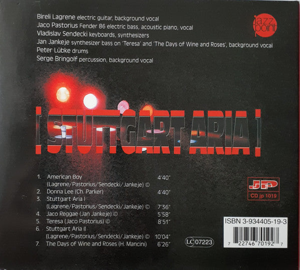 Bireli Lagrene* & Jaco Pastorius : Stuttgart Aria (CD, Album, RE, RP, Dig)