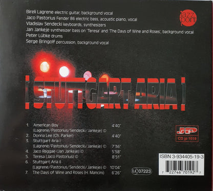 Bireli Lagrene* & Jaco Pastorius : Stuttgart Aria (CD, Album, RE, RP, Dig)