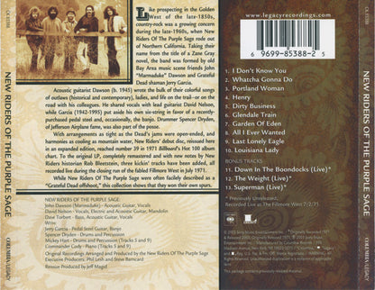 New Riders Of The Purple Sage : New Riders Of The Purple Sage (CD, Album, RE, RM)