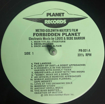 Louis and Bebe Barron : Forbidden Planet (LP, Album)