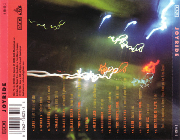 Various : Music From The Motion Picture : Joyride (CD, Comp)