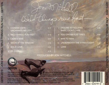 Joni Mitchell : Wild Things Run Fast (CD, Album, RE, RM)