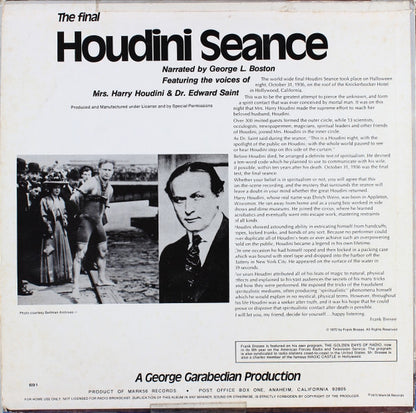 No Artist : The Final Houdini Seance (LP)