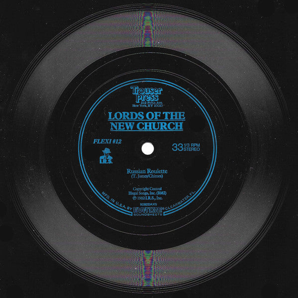 Lords Of The New Church / R.E.M. : Russian Roulette / Wolves, Lower (Flexi, 7", Bla)