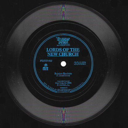 Lords Of The New Church / R.E.M. : Russian Roulette / Wolves, Lower (Flexi, 7", Bla)