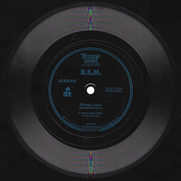 Lords Of The New Church / R.E.M. : Russian Roulette / Wolves, Lower (Flexi, 7", Bla)