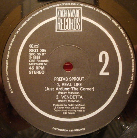 Prefab Sprout : Cars And Girls (10", Ltd, Num)