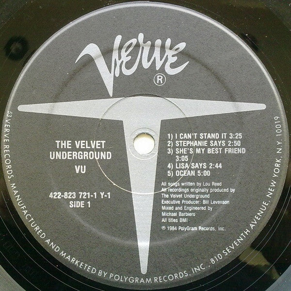 The Velvet Underground : VU (LP, Album, 53 )