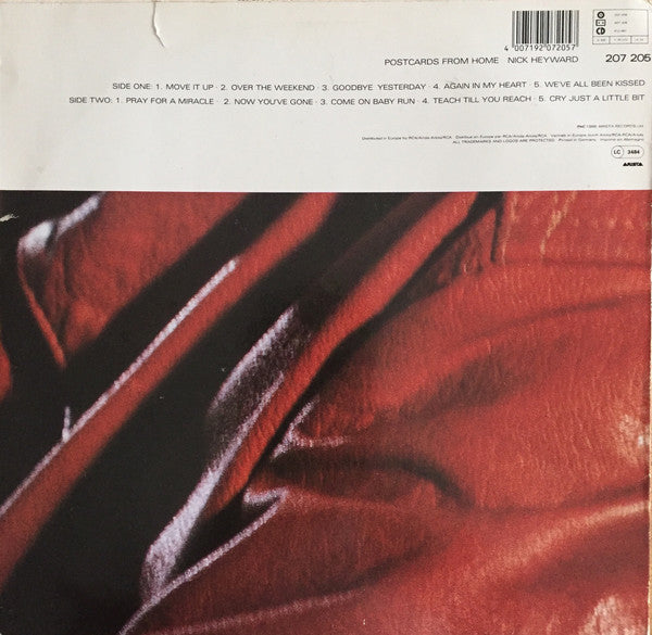 Nick Heyward : Postcards From Home (LP, Album)