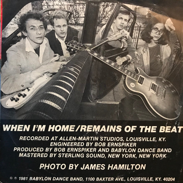 The Babylon Dance Band : When I'm Home / Remains Of The Beat (7", Single)