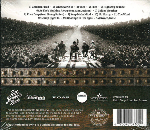 Zac Brown Band : Greatest Hits So Far... (CD, Comp, RE)