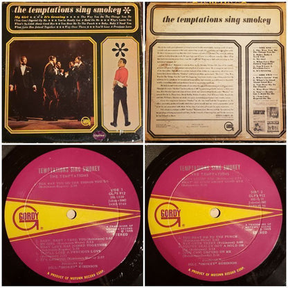 The Temptations : The Temptations Sing Smokey (LP, Album, RP, Roc)