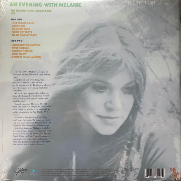 Melanie (2) : 1974 London (Melanie Live At The Theatre Royal Drury Lane, London 1974) (LP, Album, RSD, Ltd, Red)