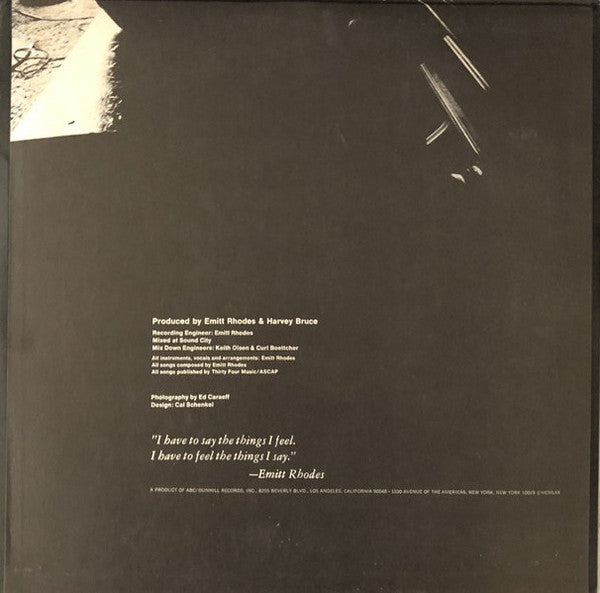 Emitt Rhodes : Emitt Rhodes (LP, Album, Mon)