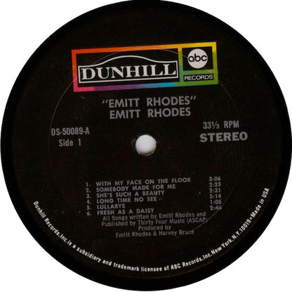Emitt Rhodes : Emitt Rhodes (LP, Album, Mon)