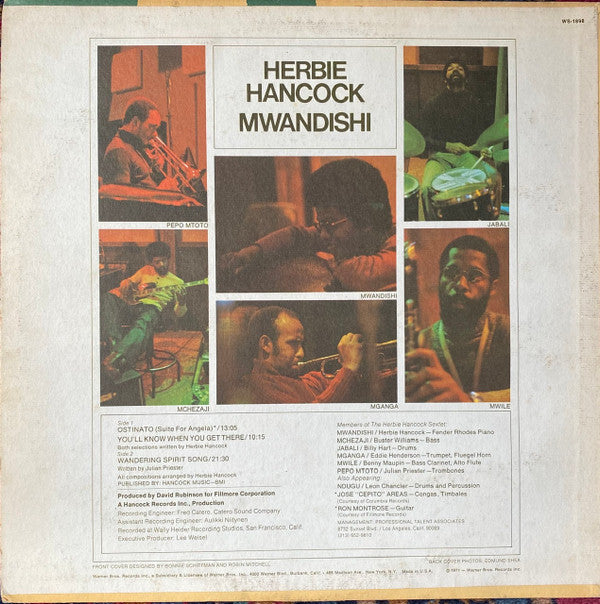 Herbie Hancock : Mwandishi (LP, Album, Pit)