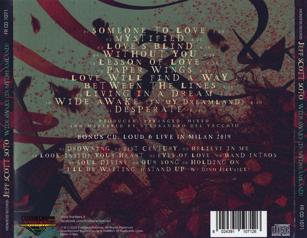 Jeff Scott Soto : Wide Awake (In My Dreamland) (CD, Album + CD, Album)