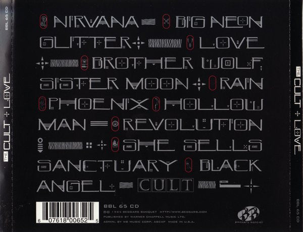The Cult : Love (CD, Album, RE, RM)