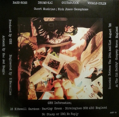 G.B.H. : A Fridge Too Far (LP, Album)