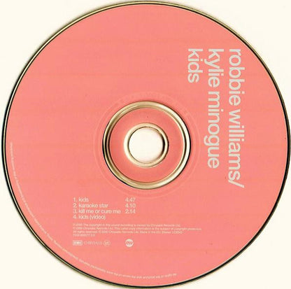 Robbie Williams / Kylie Minogue : Kids (CD, Single, Enh)