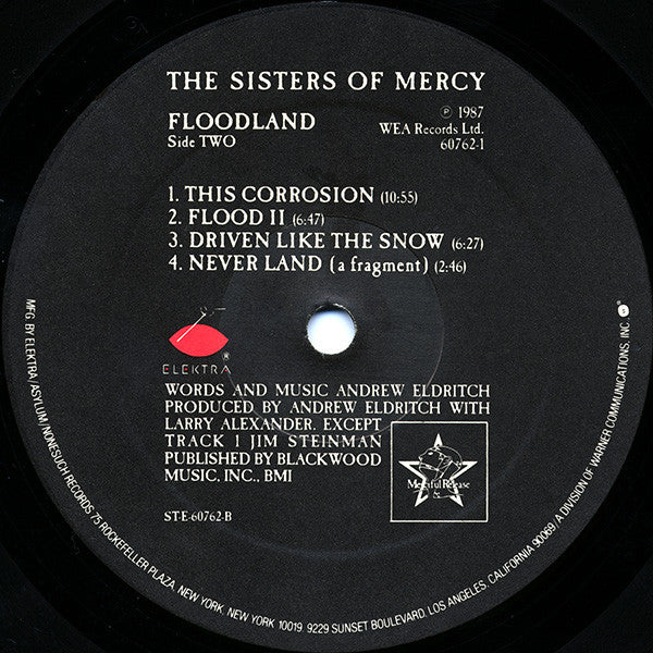 The Sisters Of Mercy : Floodland (LP, Album, Spe)
