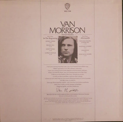 Van Morrison : Astral Weeks (LP, Album, RP, San)