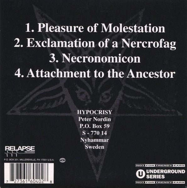 Hypocrisy : Pleasure Of Molestation (CD, EP)