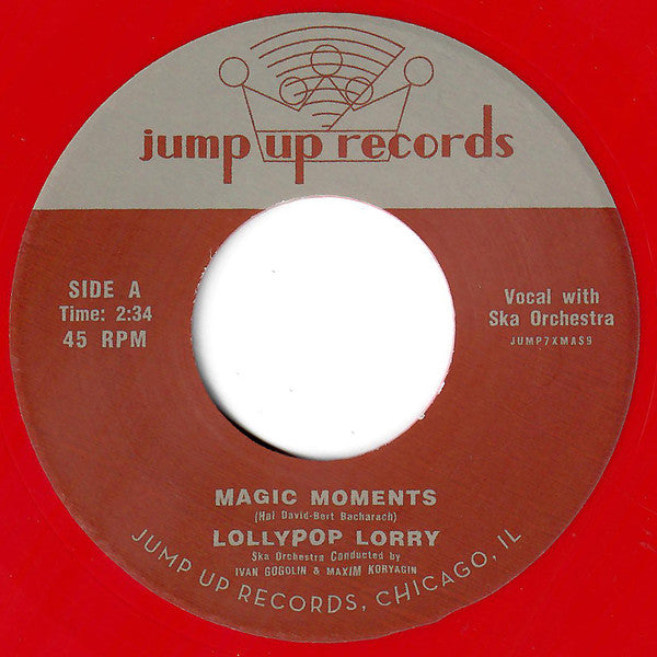 Lollypop Lorry : Magic Moments (7", Single, Ltd, Red)