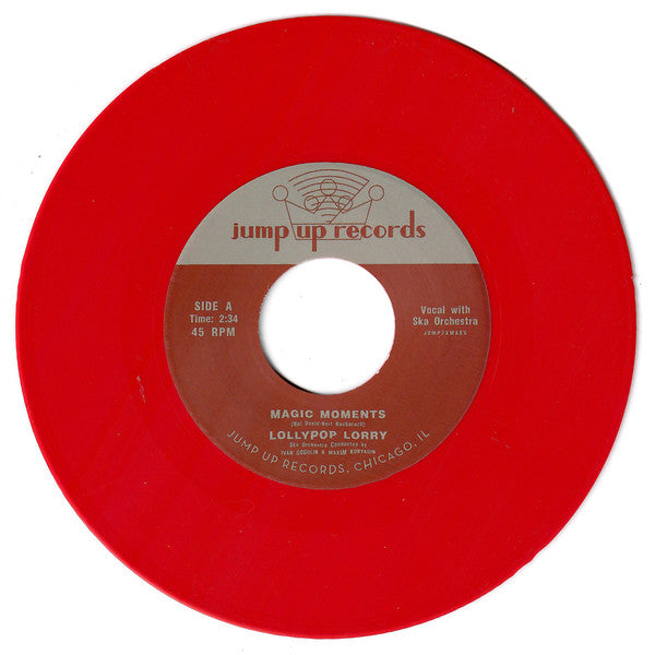 Lollypop Lorry : Magic Moments (7", Single, Ltd, Red)