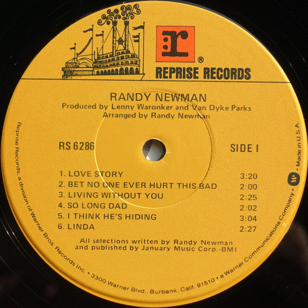 Randy Newman : Randy Newman (Creates Something New Under The Sun) (LP, Album, RP, Jac)