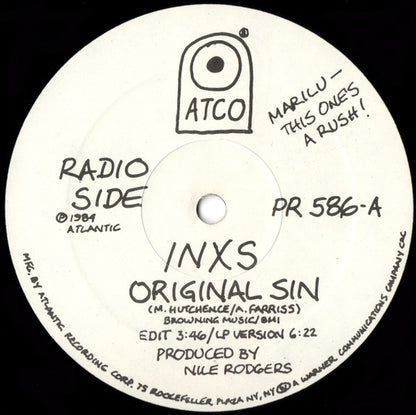 INXS : Original Sin (12", Promo)