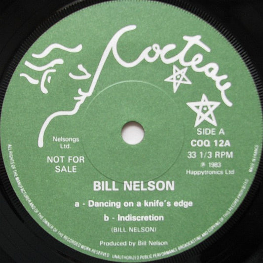 Bill Nelson : Dancing On A Knife's Edge (7", EP)