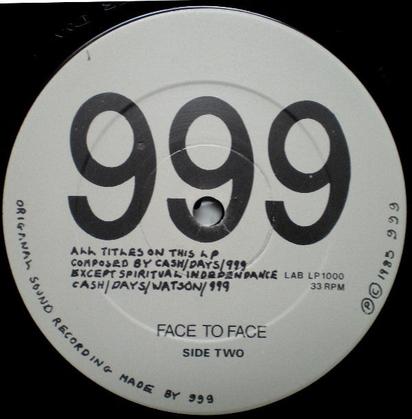 999 : Face To Face (LP, Album)