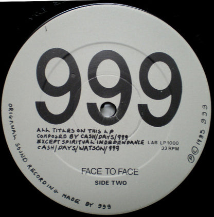 999 : Face To Face (LP, Album)
