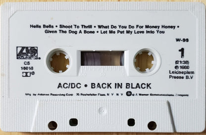 AC/DC : Back In Black (Cass, Album, RE, Dol)