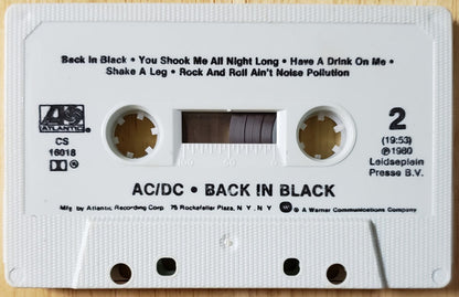 AC/DC : Back In Black (Cass, Album, RE, Dol)
