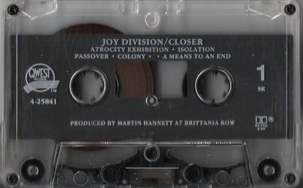 Joy Division : Closer (Cass, Album, RE, SR,)