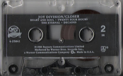 Joy Division : Closer (Cass, Album, RE, SR,)
