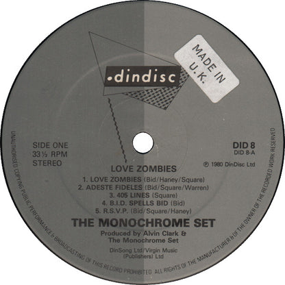 The Monochrome Set : Love Zombies (LP, Album, Ast)