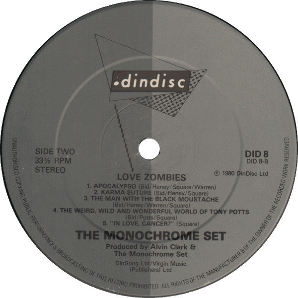 The Monochrome Set : Love Zombies (LP, Album, Ast)
