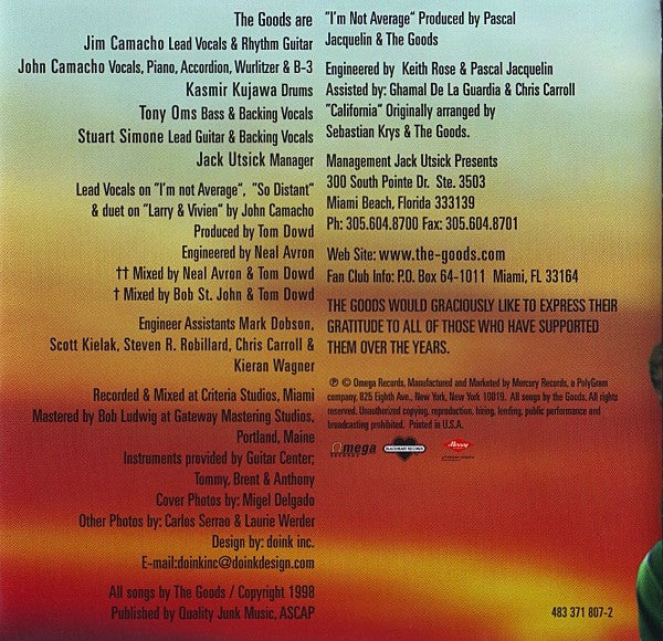 The Goods (5) : Good Things Are Coming (CD, Album)