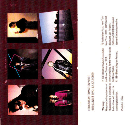 The Cars : Heartbeat City (Cass, Album, SR)