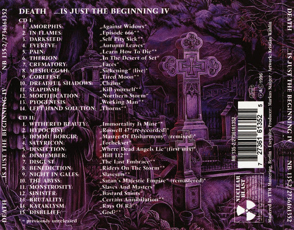 Various : Death ...Is Just The Beginning IV (2xCD, Comp, Jew)