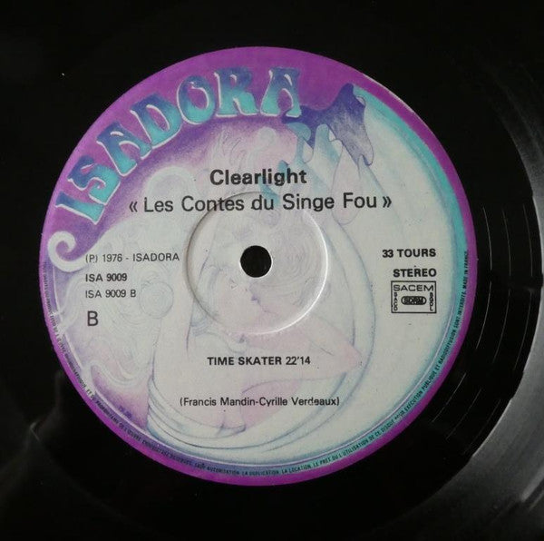 Clearlight : Les Contes Du Singe Fou (LP, Album, RP)