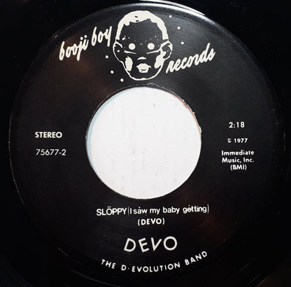 Devo : (I Cån't Gèt Mé Nö) Såtisfactiön / Slöppy (I Såw My Baby Gétting) (7", RE)