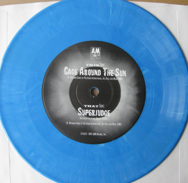 Monster Magnet : Cage Around The Sun (7", Single, Blu)