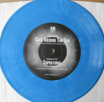 Monster Magnet : Cage Around The Sun (7", Single, Blu)