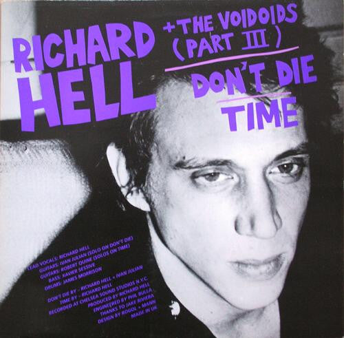 Richard Hell + The Voidoids (Part III)* / The Neon Boys : Don't Die / That's All I Know (Right Now) (7", EP, RE, Pur)